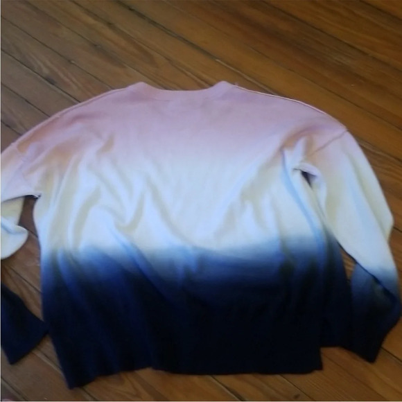 MAGASCHONI Ombre Drop-Shoulder Sweater Cotton Blend Size 1X - Picture 3 of 5